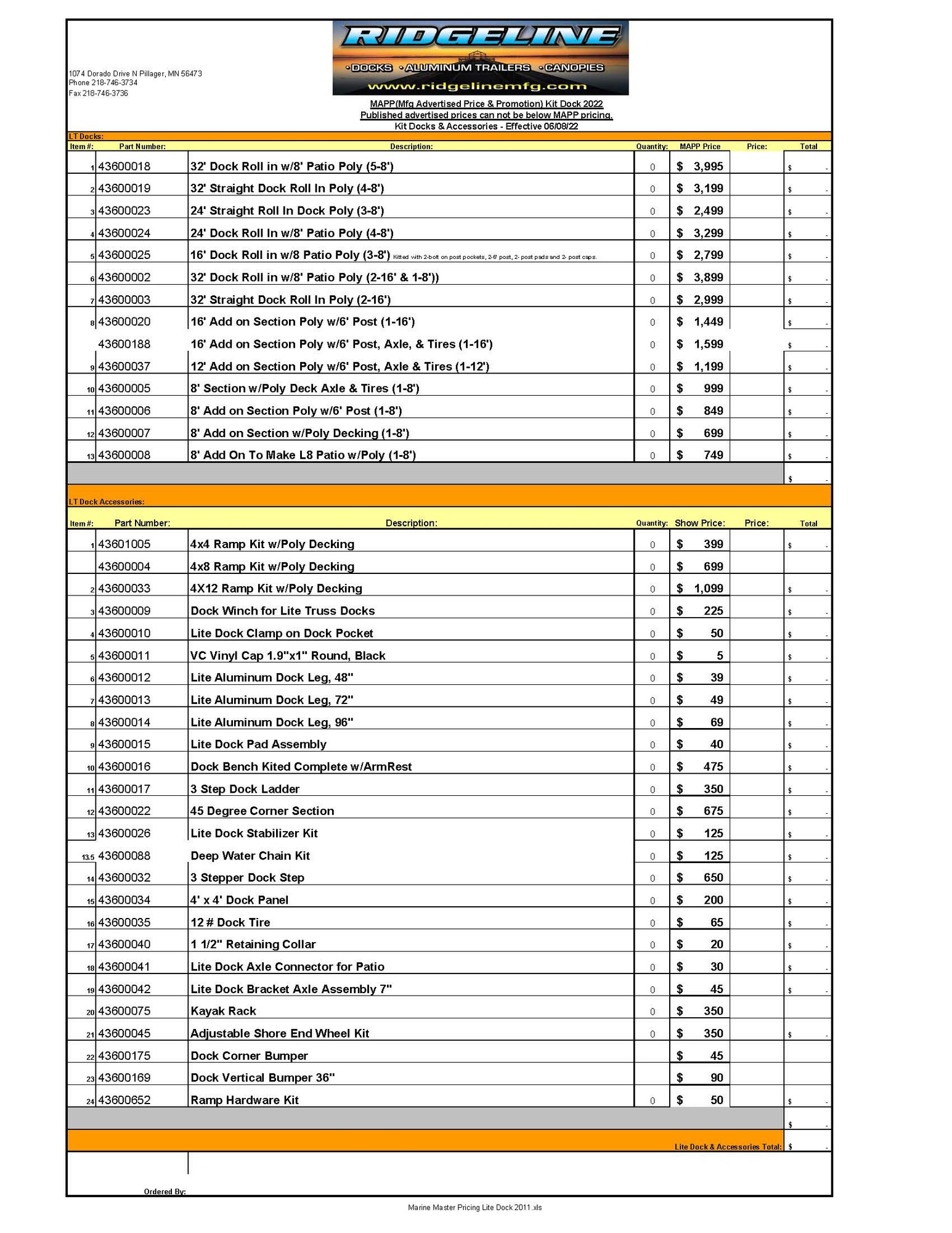 Ridgeline Docks Absolute Trailer Sales Inver Grove Heights Minnesota